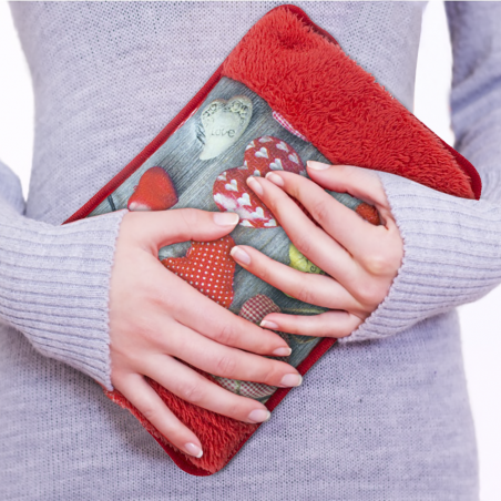 Borsa Acqua Calda Elettrica 439008 Tasca Scaldamani Ricaricabile per Inverno