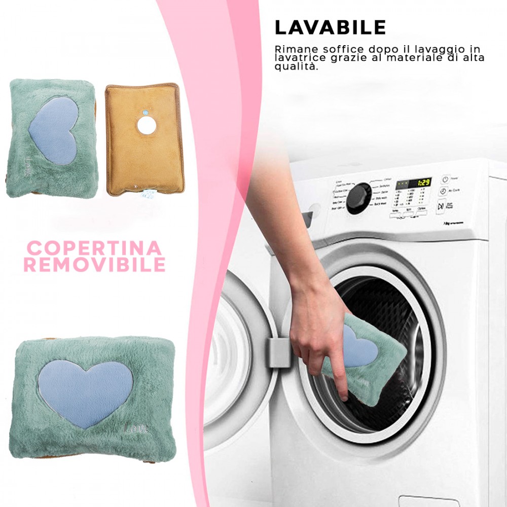 Borsa Acqua Calda Elettrica 439005 Scaldamani...