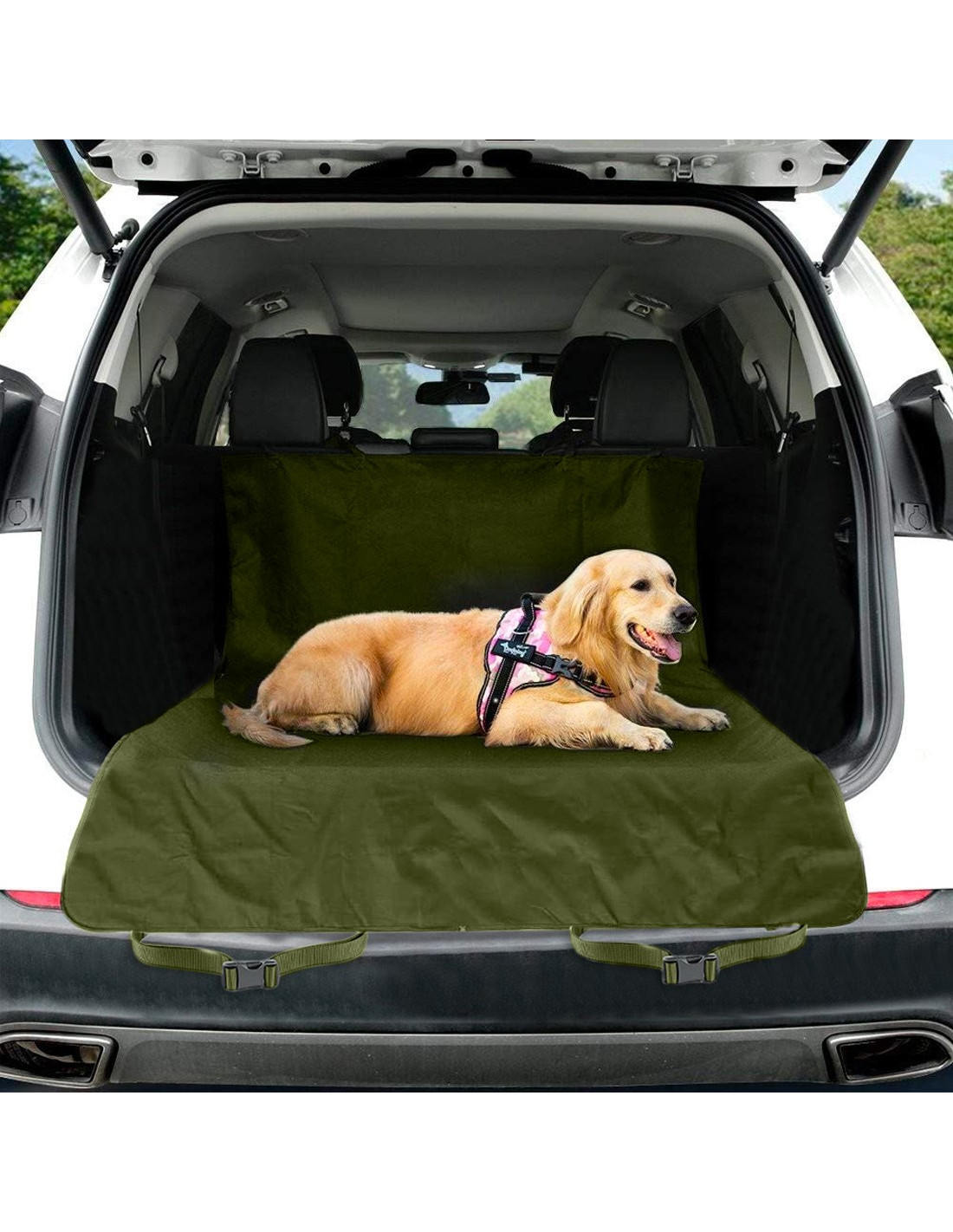 Telo Auto per Cani GS174745 Protezione Bagagliaio Copertura Universale  120x120cm