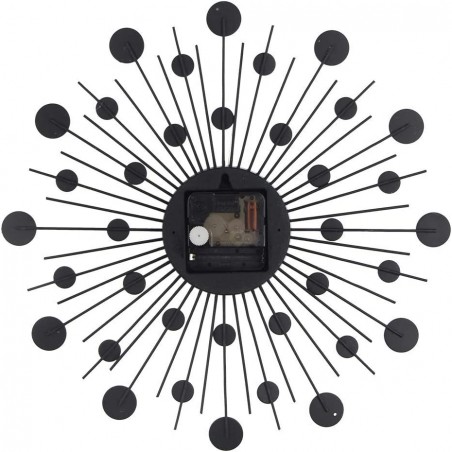 Orologio da Parete 539312 Metallo 30cm con Sfere di Cristallo Decorazione Casa