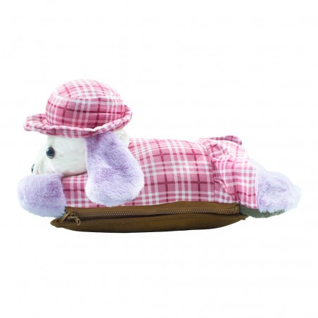 Borsa Acqua Calda Elettrica 439001 Scaldamani Ricaricabile Tasca Cane a Peluche