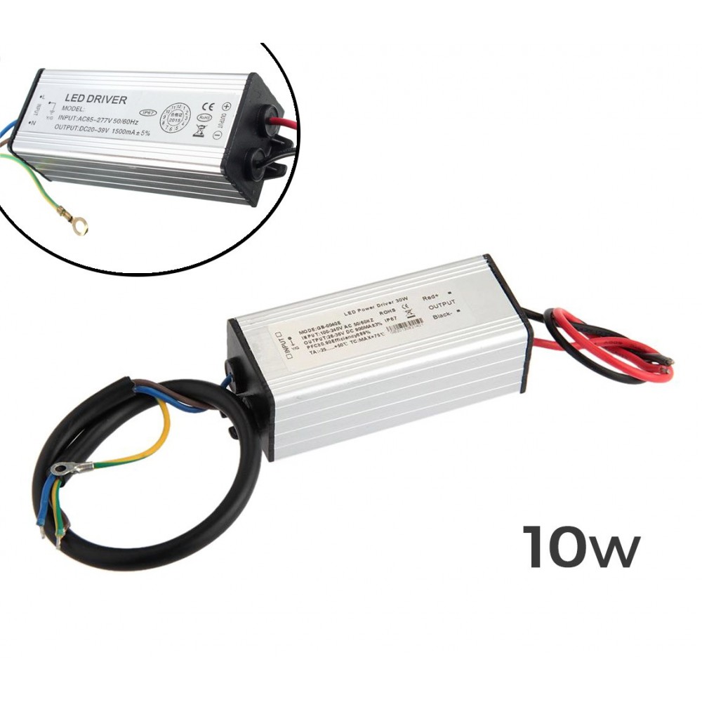 Alimentatore led driver ricambio per fari trasformatore 10-20-30-50 o 100 Watt