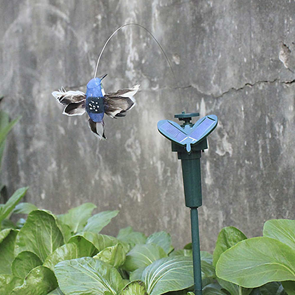Colibrì Elettrico con Pannello Solare Ornamento...