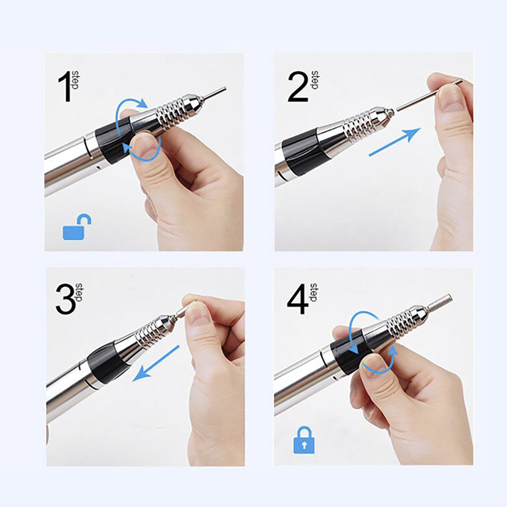 Fresa Unghie a Pedale SML 020139 Trapano Unghie...