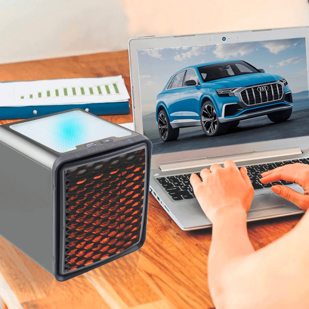 Stufa Elettrica Portatile Purificatore Aria...