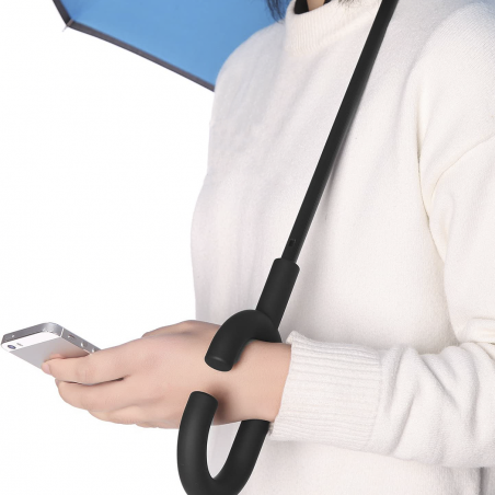 Ombrello Inverso Antivento da Pioggia Apertura a Scatto al Contrario da Viaggio