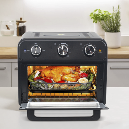 Friggitrice ad Aria Capacità 28 litri JCFA-M23AFLD Senza Olio Mini Forno 2000W