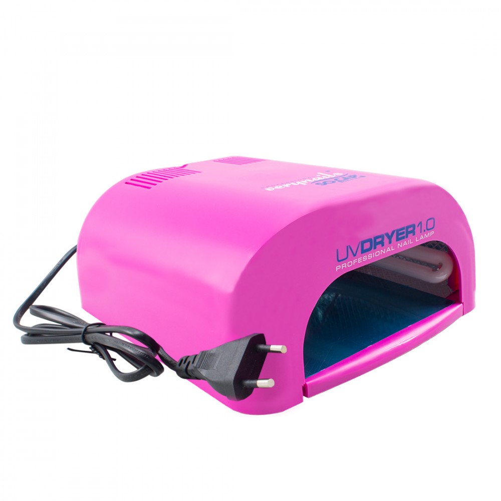 Image of Lampada UV Unghie LED Professionale 36W 026974 Timer 90-120-180s per Manicure Rosa