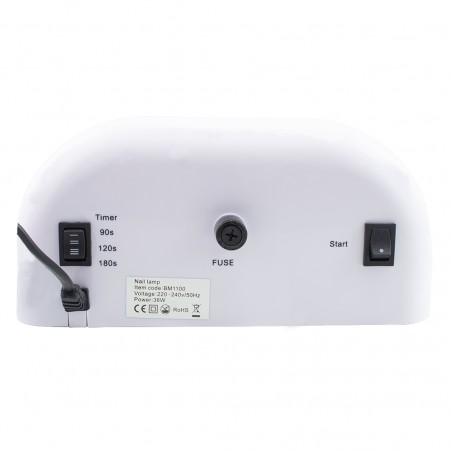 Lampada UV Unghie LED Professionale 36W 026974 Timer 90-120-180s per Manicure