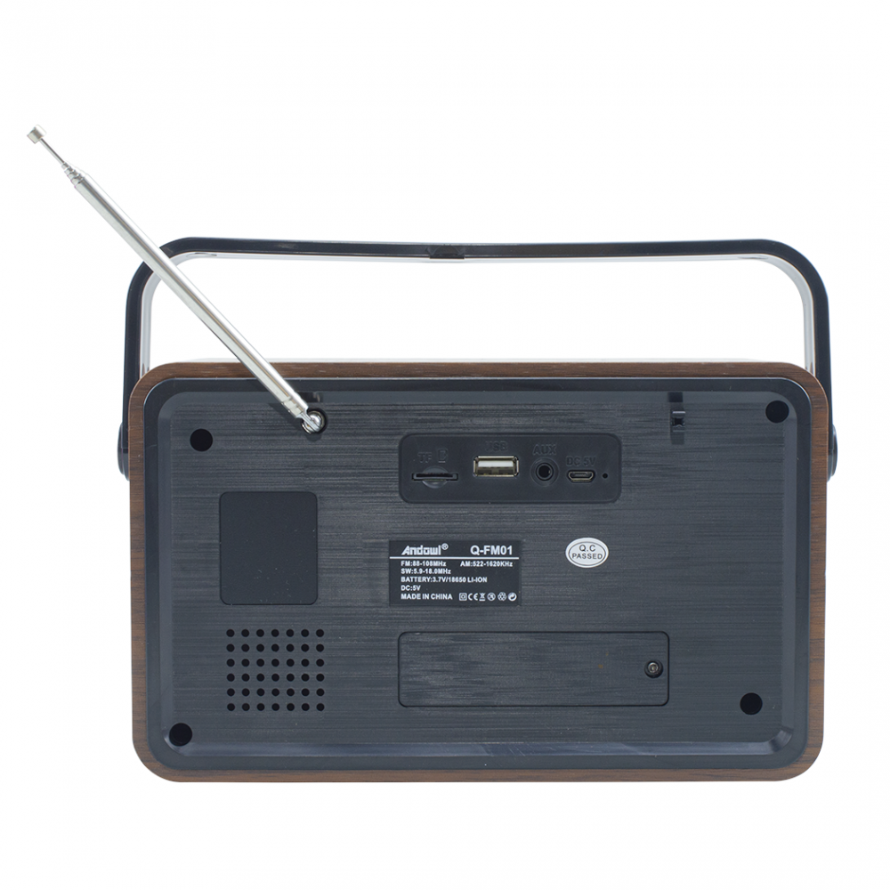 Radio FM Retro Wireless Q-FM01 Altoparlante MP3...