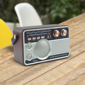 Radio FM Retro Wireless Q-FM01 Altoparlante MP3 Portatile... 2