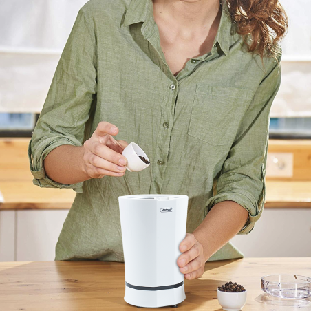 Macinacaffè Elettrico Lame in Acciaio 150W Macina Chicchi di Caffè Spezie Frutta