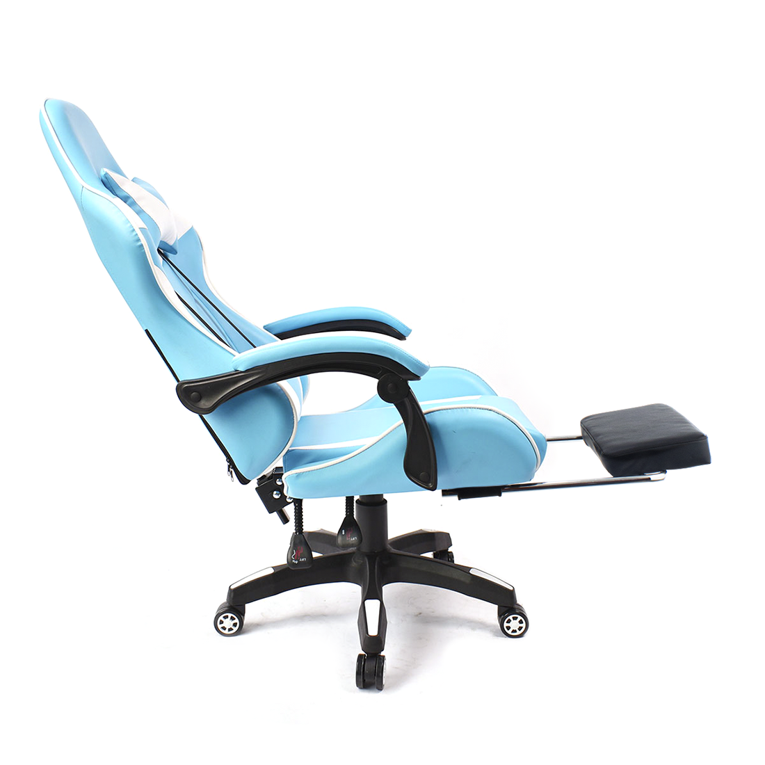 Sedia ufficio Gaming AZRACE ecopelle OFFIX3 con poggiapiedi Poltrona reclinabile - Foto 48 di 49