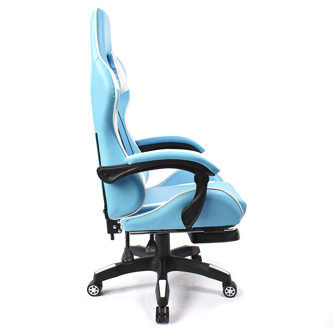 Sedia ufficio Gaming AZRACE ecopelle OFFIX3 con poggiapiedi Poltrona reclinabile - Foto 47 di 49