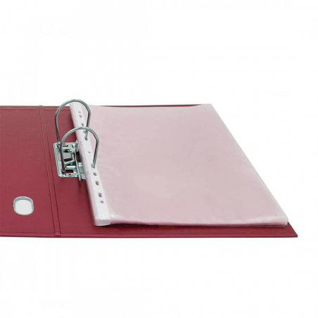 Pack 300 pezzi buste perforate trasparenti lucide a foratura universale 22x30cm