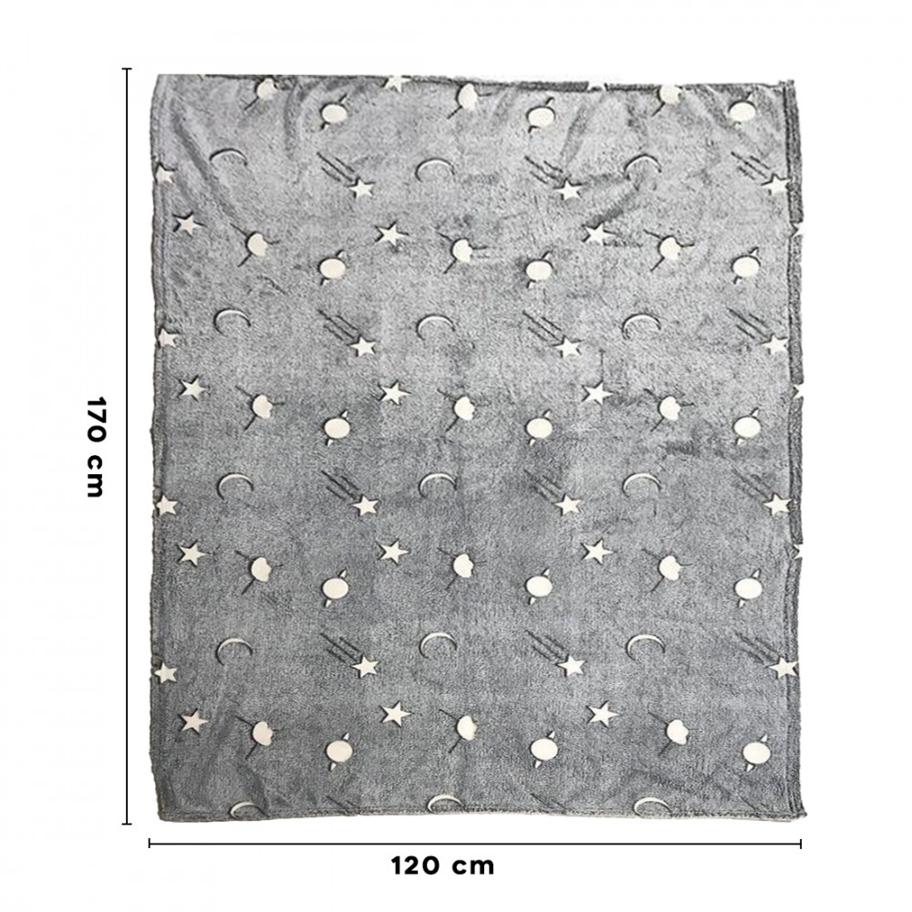 Coperta Magica per Bambini Plaid in Pile Grigio...