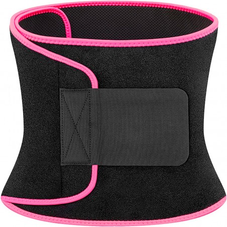 Fascia Addominale Dimagrante Brucia Grassi Regolabile con Tasca Porta Cellullare