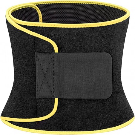 Fascia Addominale Dimagrante Brucia Grassi Regolabile con Tasca Porta Cellullare