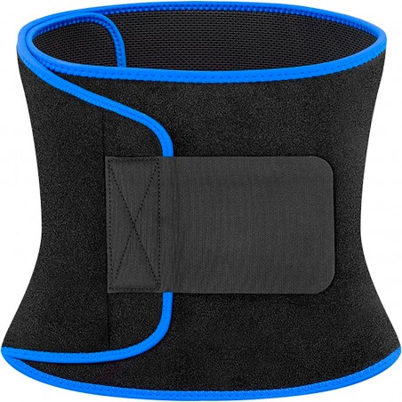 Fascia Addominale Dimagrante Brucia Grassi Regolabile con Tasca Porta Cellullare