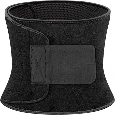 Fascia Addominale Dimagrante Brucia Grassi Regolabile con Tasca Porta Cellullare