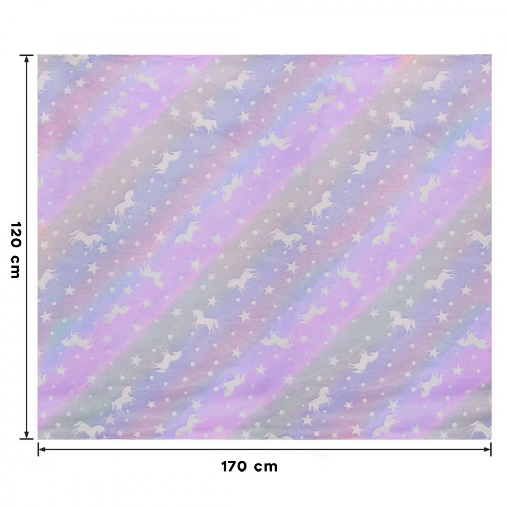 Coperta Magica per Bambini Plaid in Pile Lilla...