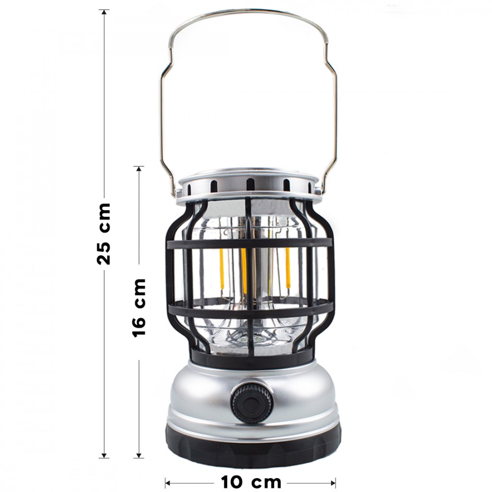 Lanterna Campeggio ZJ-199OT Luce Emergenza...