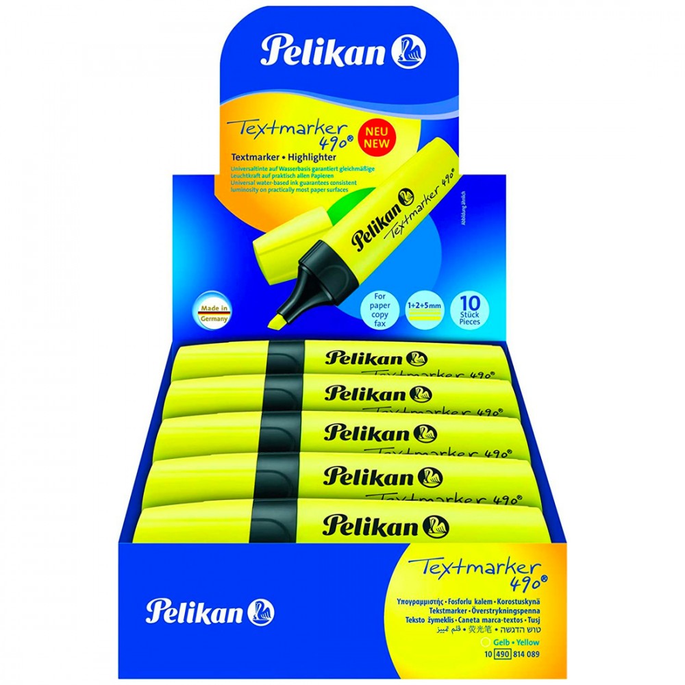 Evidenziatore Textmarker 490 Pelikan Confezione...