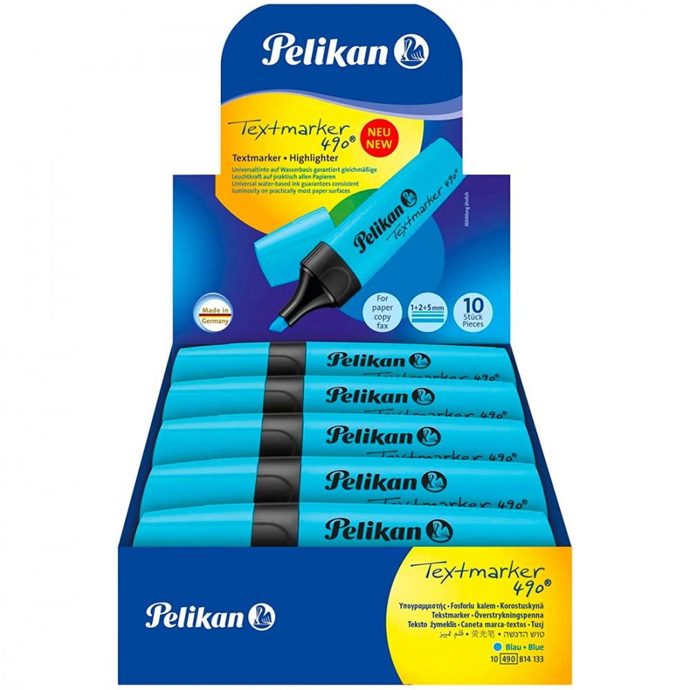 Evidenziatore Textmarker 490 Pelikan Confezione...