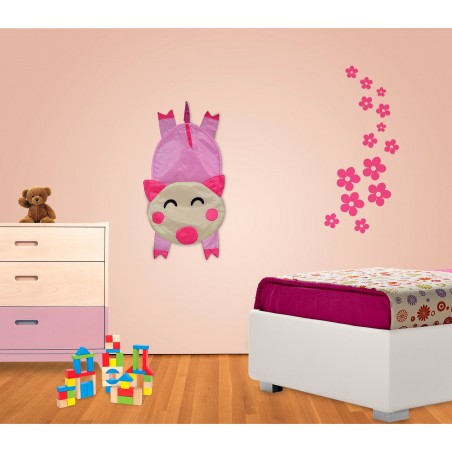 Portapigiamino a forma di simpatici animaletti per la cameretta dei bambini in tessuto impermeabile con tasche