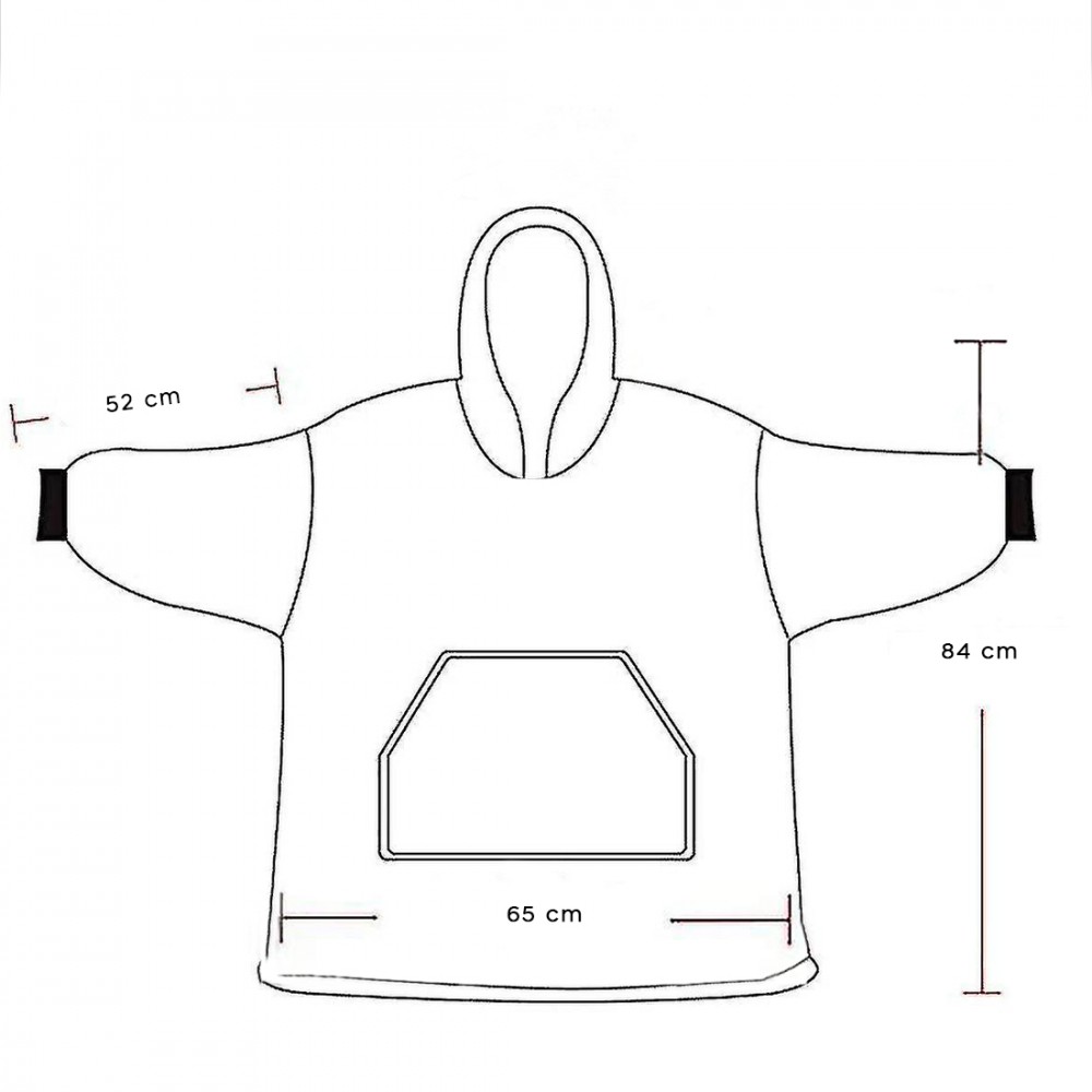 Mantella con Maniche Oversize in Pile ROSA...