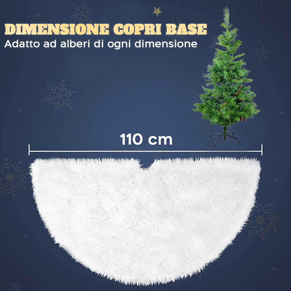 Copri Base Albero di Natale Tappeto Gonna...