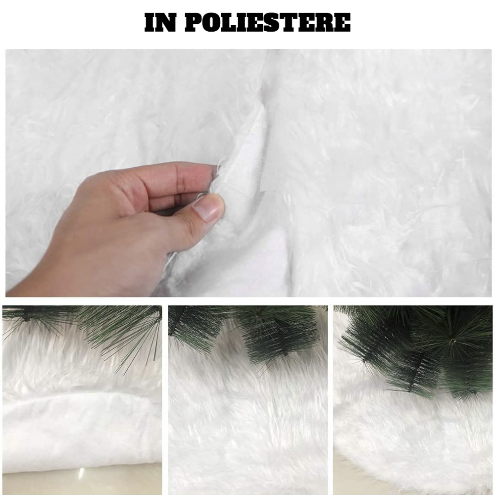 Copri Base Albero di Natale Tappeto Gonna...