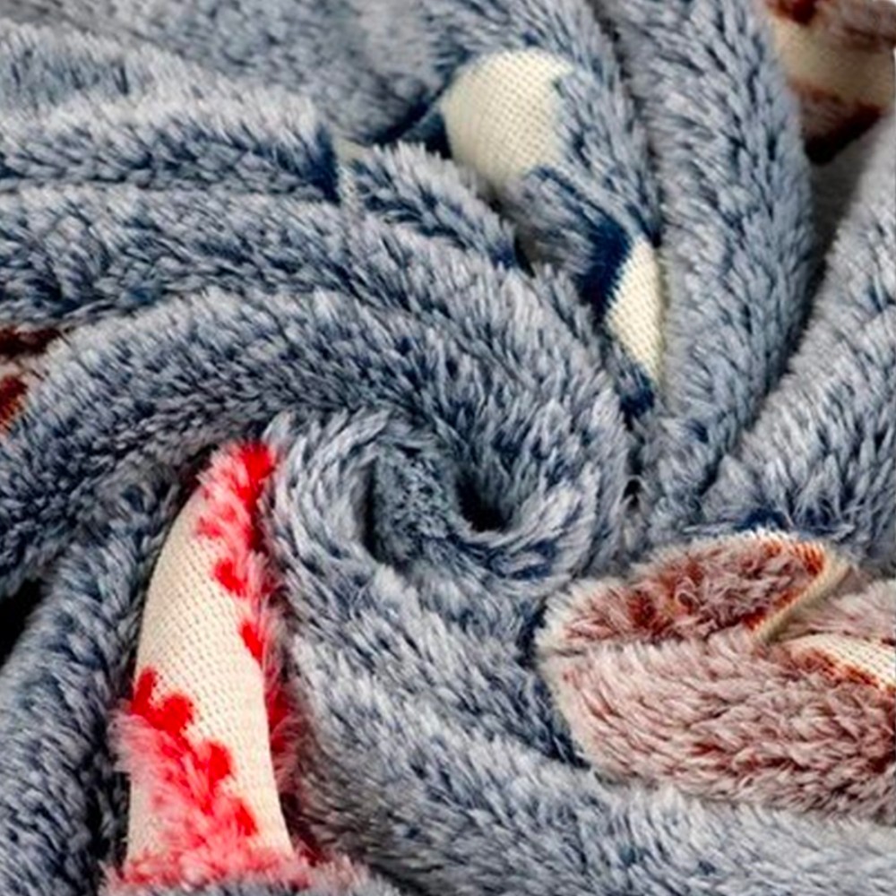 Coperta Magica per Bambini Plaid in Pile Grigio...