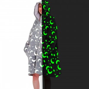 Mantella in Pile per Bambini Fantasia Fluorescente con... 2