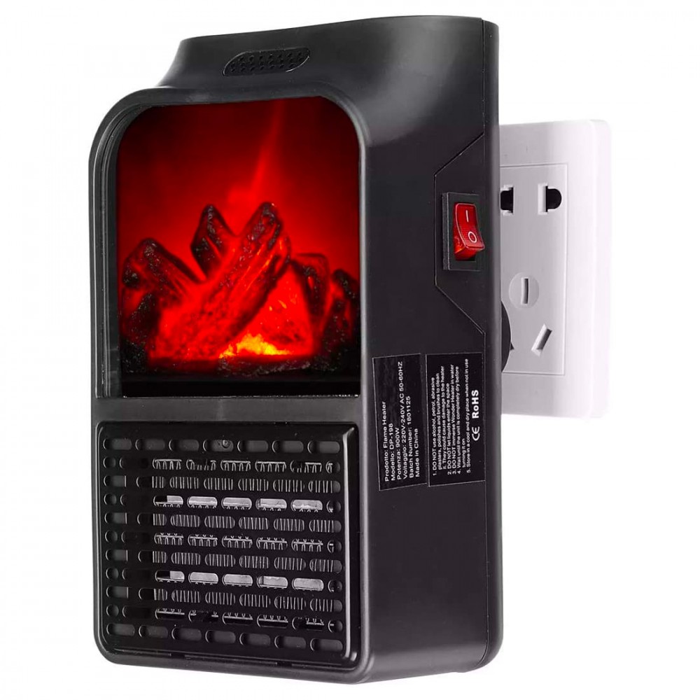 Mini Stufa Elettrica Portatile da Muro 1000W...