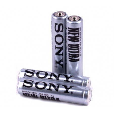 Pack da 32 -52 - 76 o 100 stilo Sony New Ultra formato AAA R03 1.5V Zinco Carbone confezione risparmio