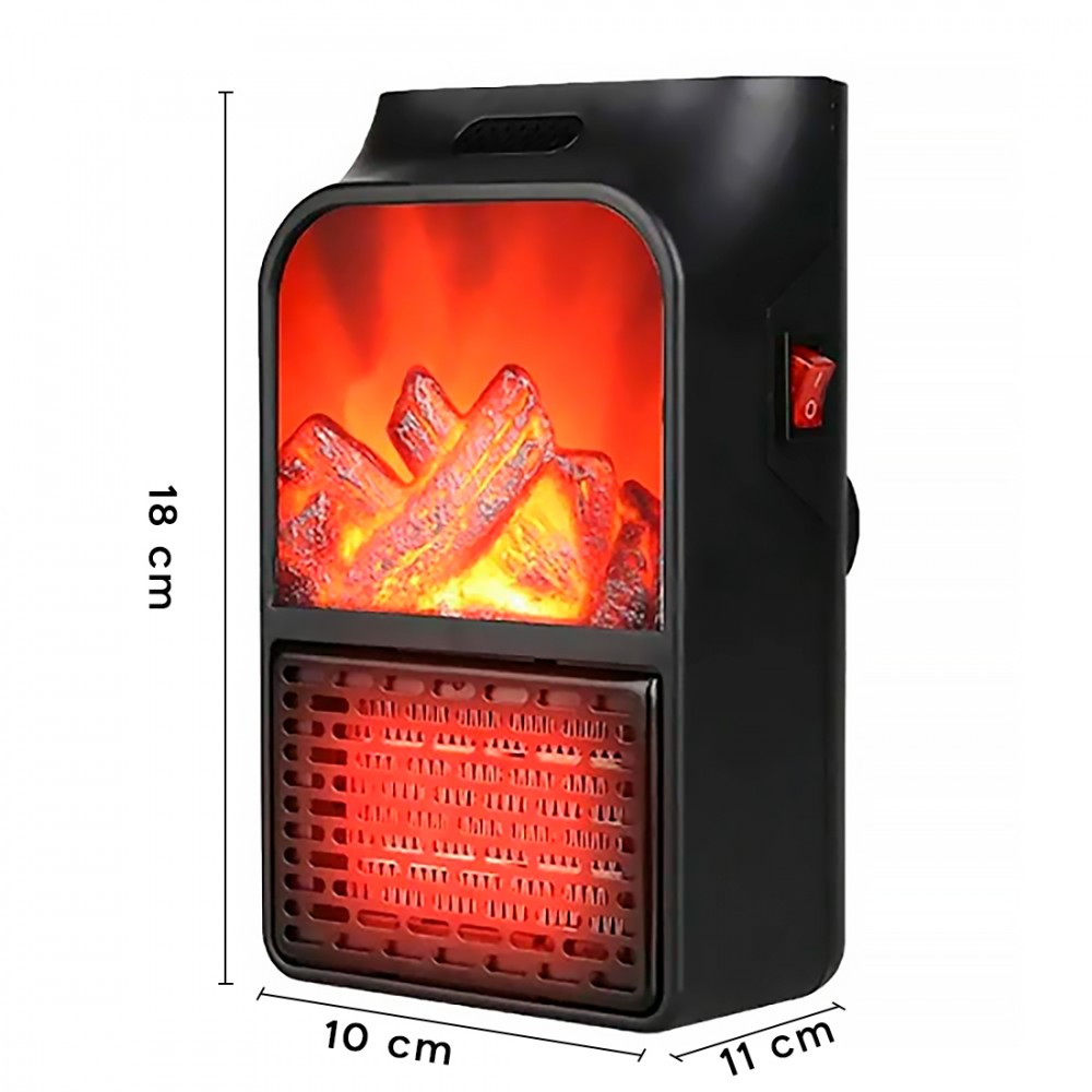 Mini Stufa Elettrica Portatile da Muro 1000W...