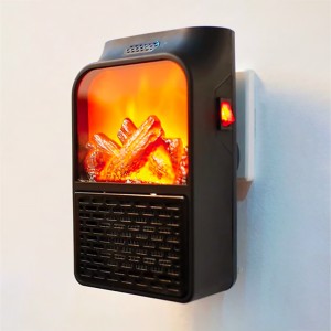 Mini Stufa Elettrica Portatile da Muro 1000W Camino Finto... 2