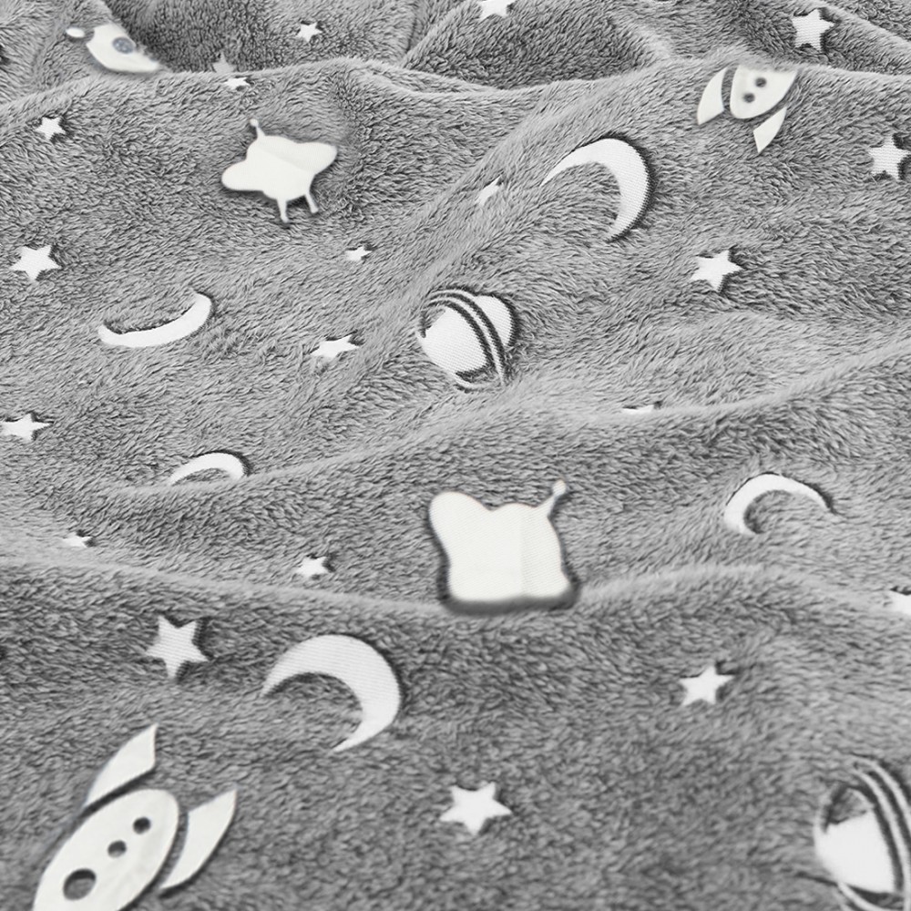 Coperta Magica per Bambini Plaid in Pile Grigio...