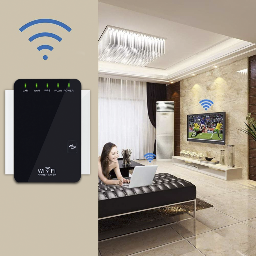 Ripetitore Router Wireless 300 Mbps da Muro...