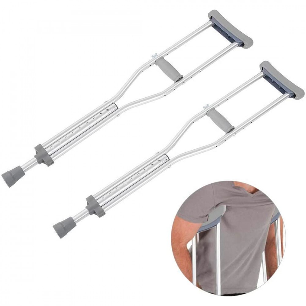 Coppia di Stampelle Sottoascellare Ortopedica...