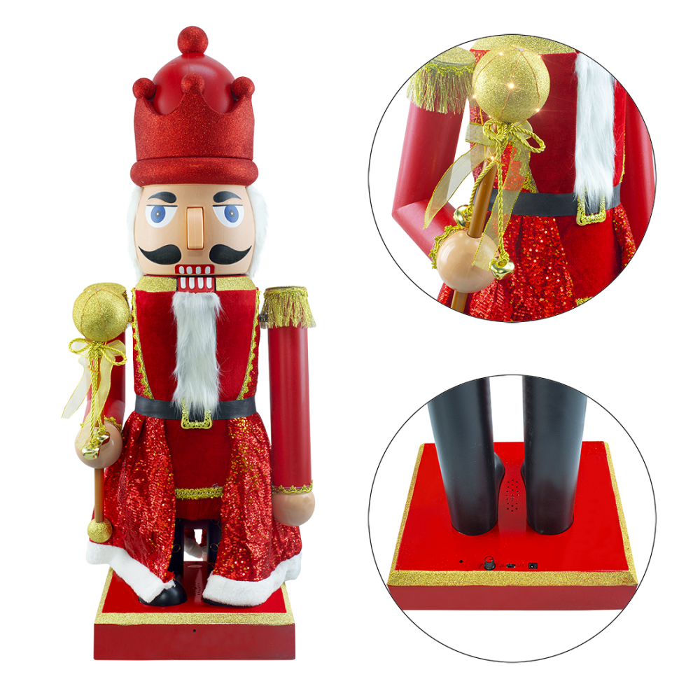 Soldato Schiaccianoci Gigante 160 Cm 392005 con...