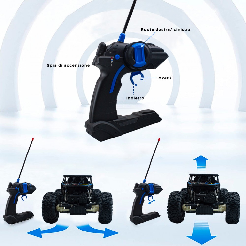 Macchina Telecomandata ROCK CRAWLER Modellino...