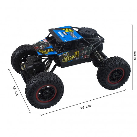 Macchina Telecomandata ROCK CRAWLER Modellino in Scala 1:14 con 4 Ruote Motrici
