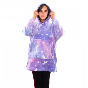 Mantella in Pile per Bambini Fantasia Fluorescente con... 2