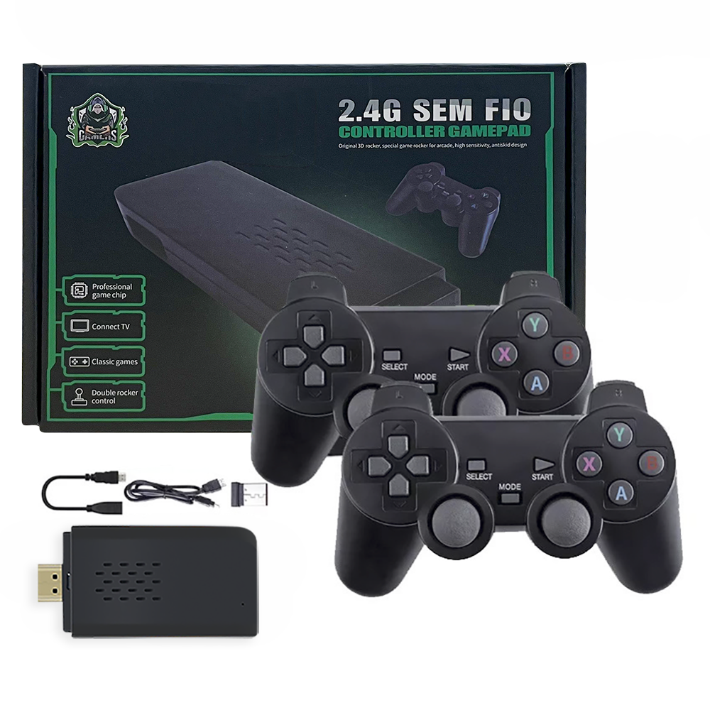 Image of Console Gioco Wireless GAMEPAD Stick Giochi Inclusi 4K Ultra HD con 2 Controller
