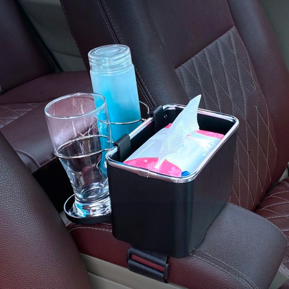 Organizer Auto Multifunzionale Porta Bibite...