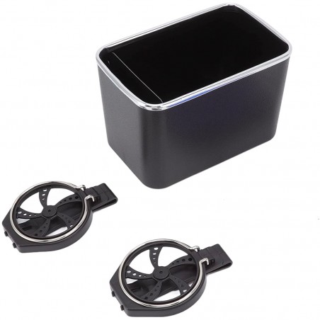 Organizer Auto Multifunzionale Porta Bibite Scompartimento Portaoggetti Telefono