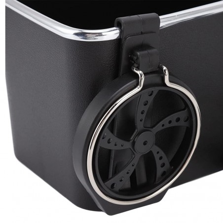 Organizer Auto Multifunzionale Porta Bibite Scompartimento Portaoggetti Telefono