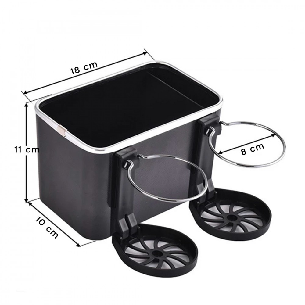 Organizer Auto Multifunzionale Porta Bibite...